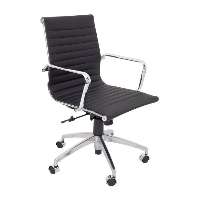 PU605M Medium Back Chair