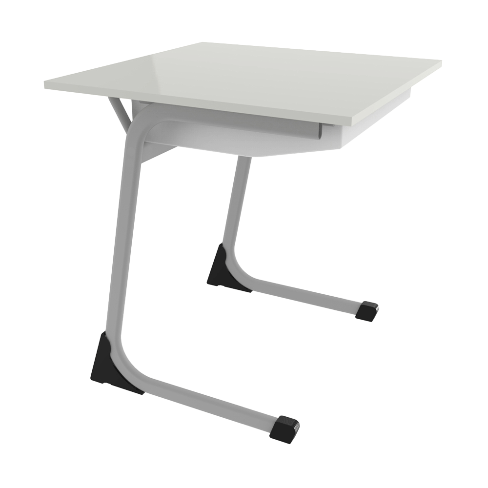 Sebel C Leg Square Desk with Rigid Edge