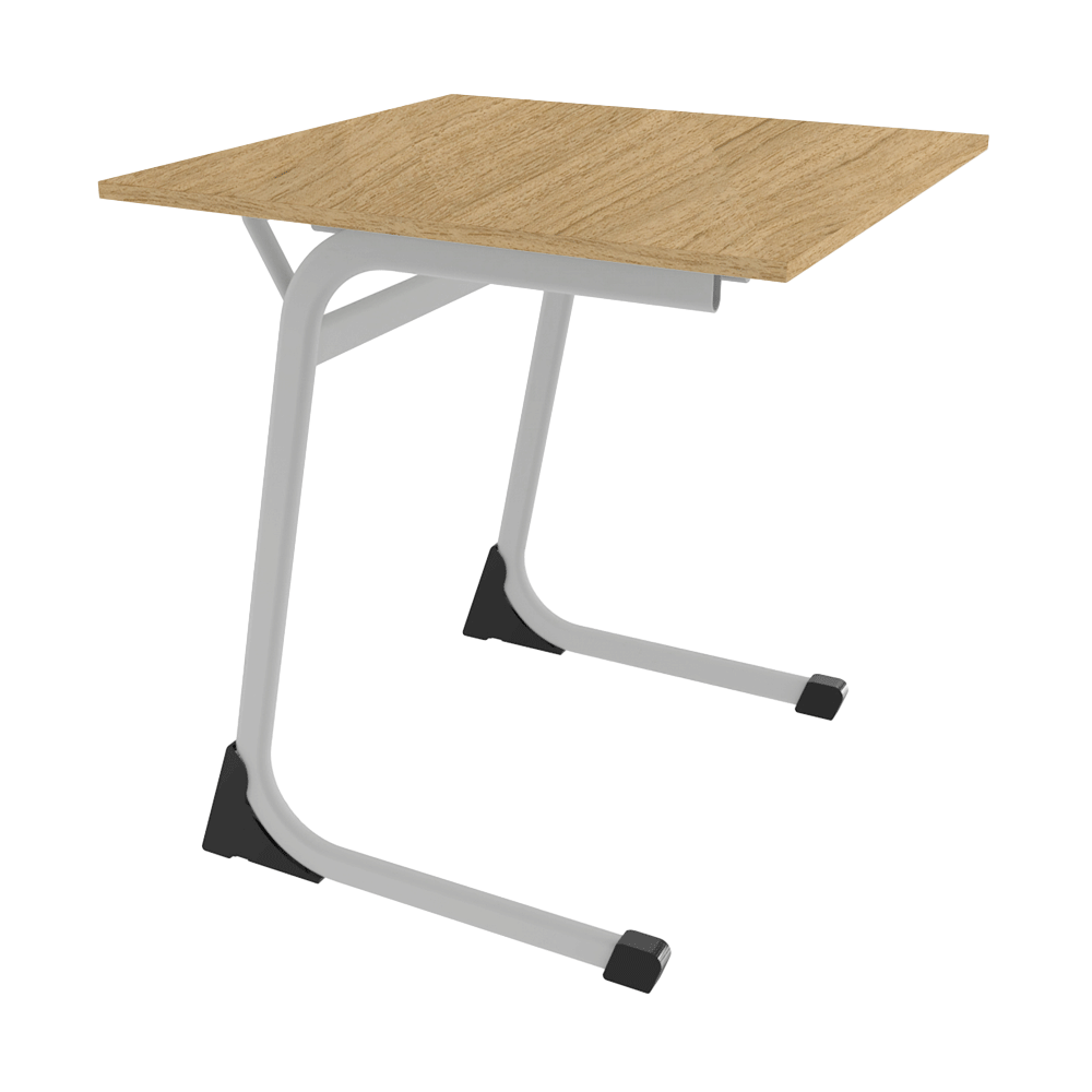 Sebel C Leg Square Desk with Rigid Edge
