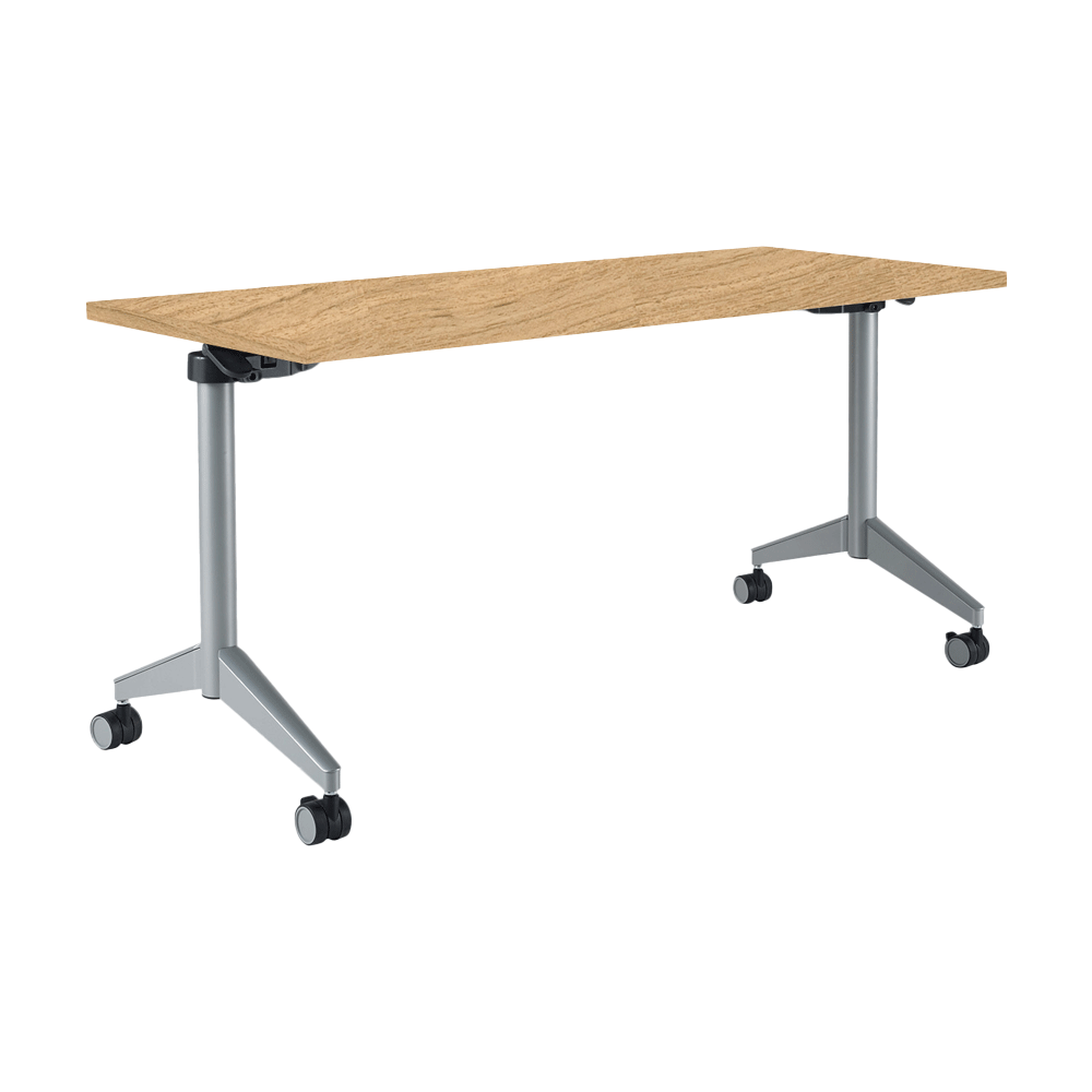 Sebel Pirouette Rectangle Flip Table - Rigid Edge