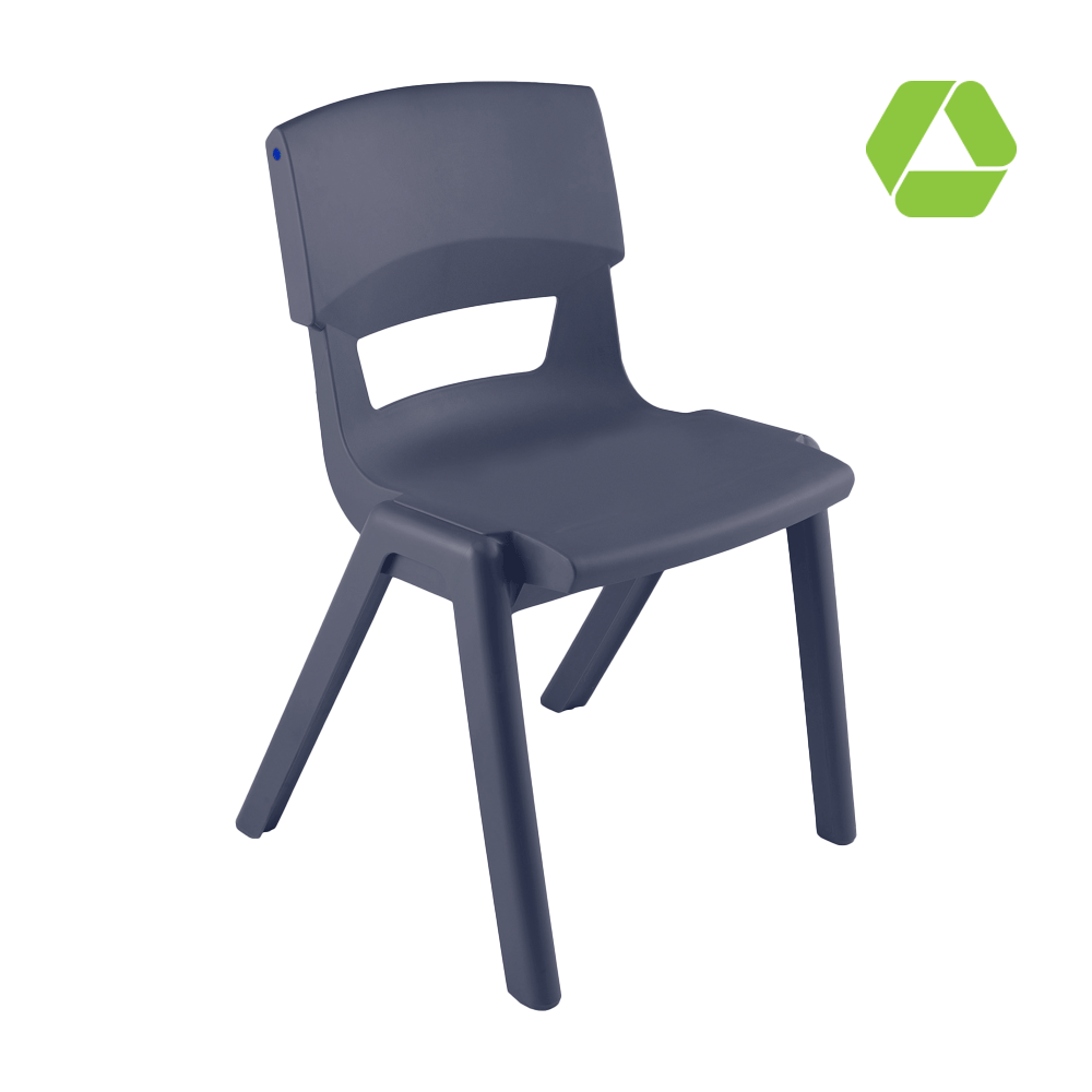 Recycled Postura Max Student Chair (Only available in Slate) Keen Education