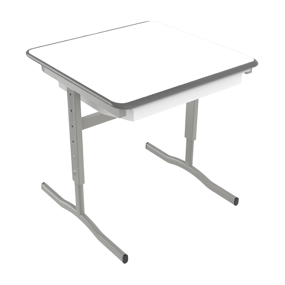 Sebel Adjustable T Leg Square Table