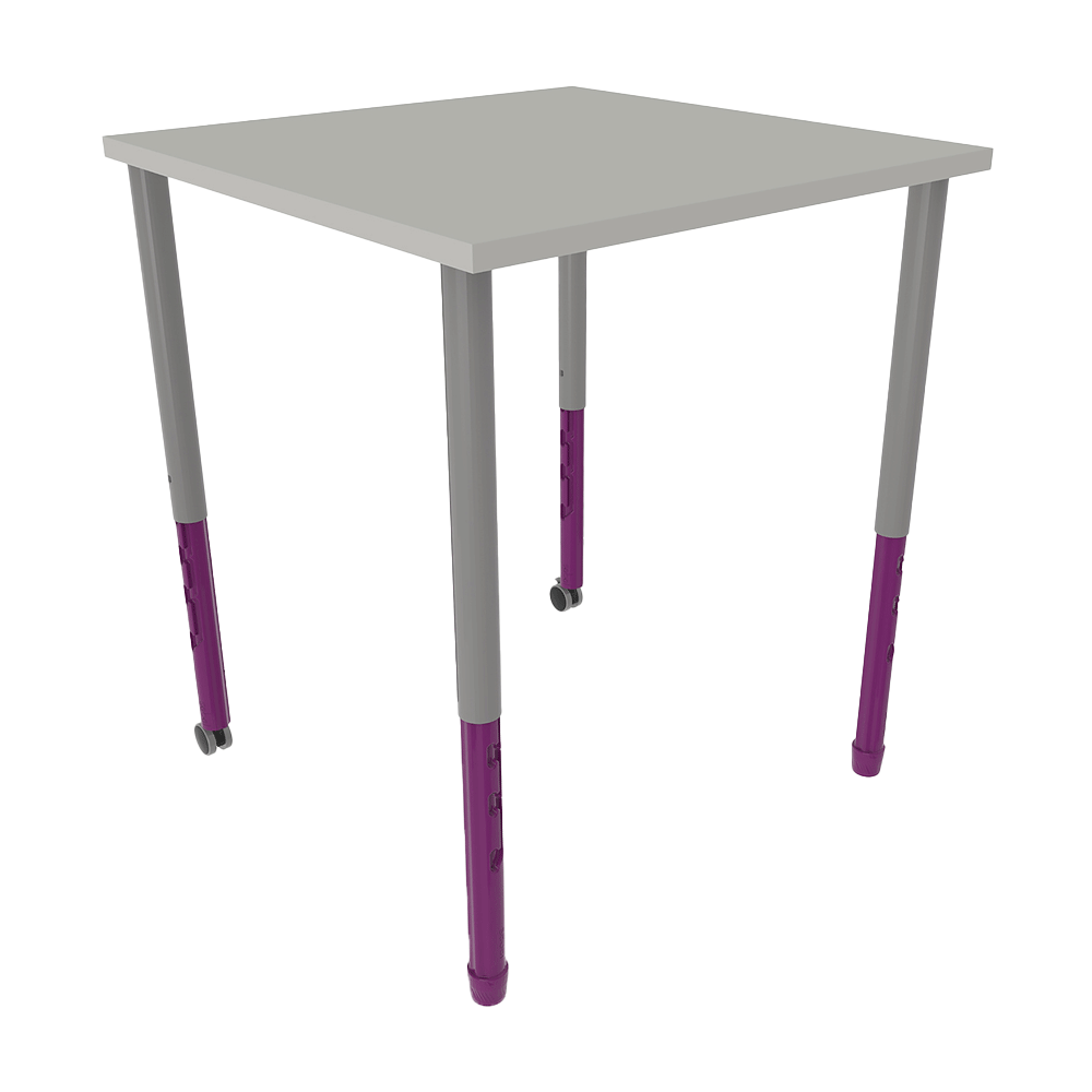 Sebel Twist'n'Lock Square Table with Rigid Edging