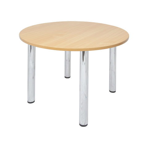 The Chrome Four Leg Meeting Table by Keen Education Furniture