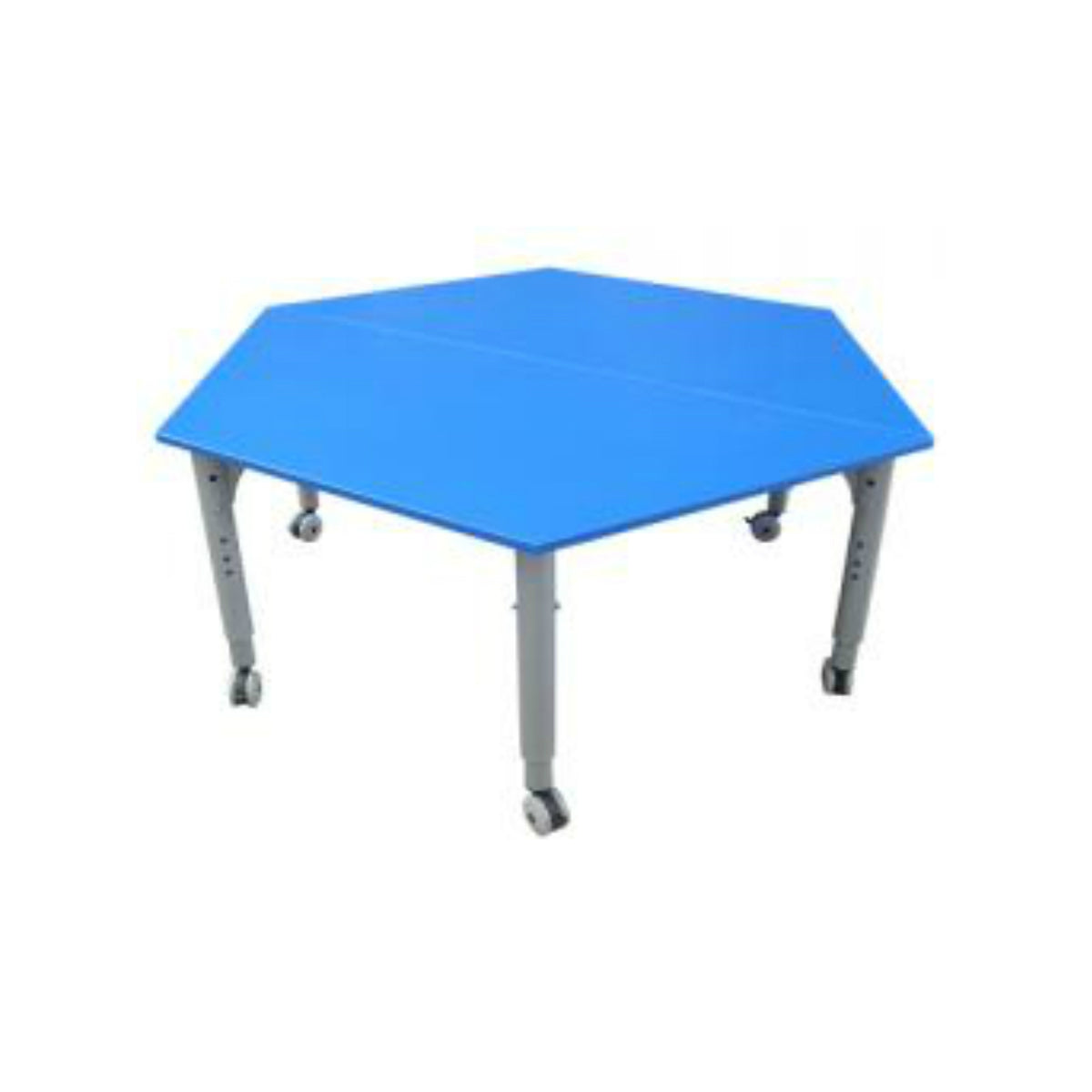 Podz Kinetic Height Adjustable Hexagonal Table