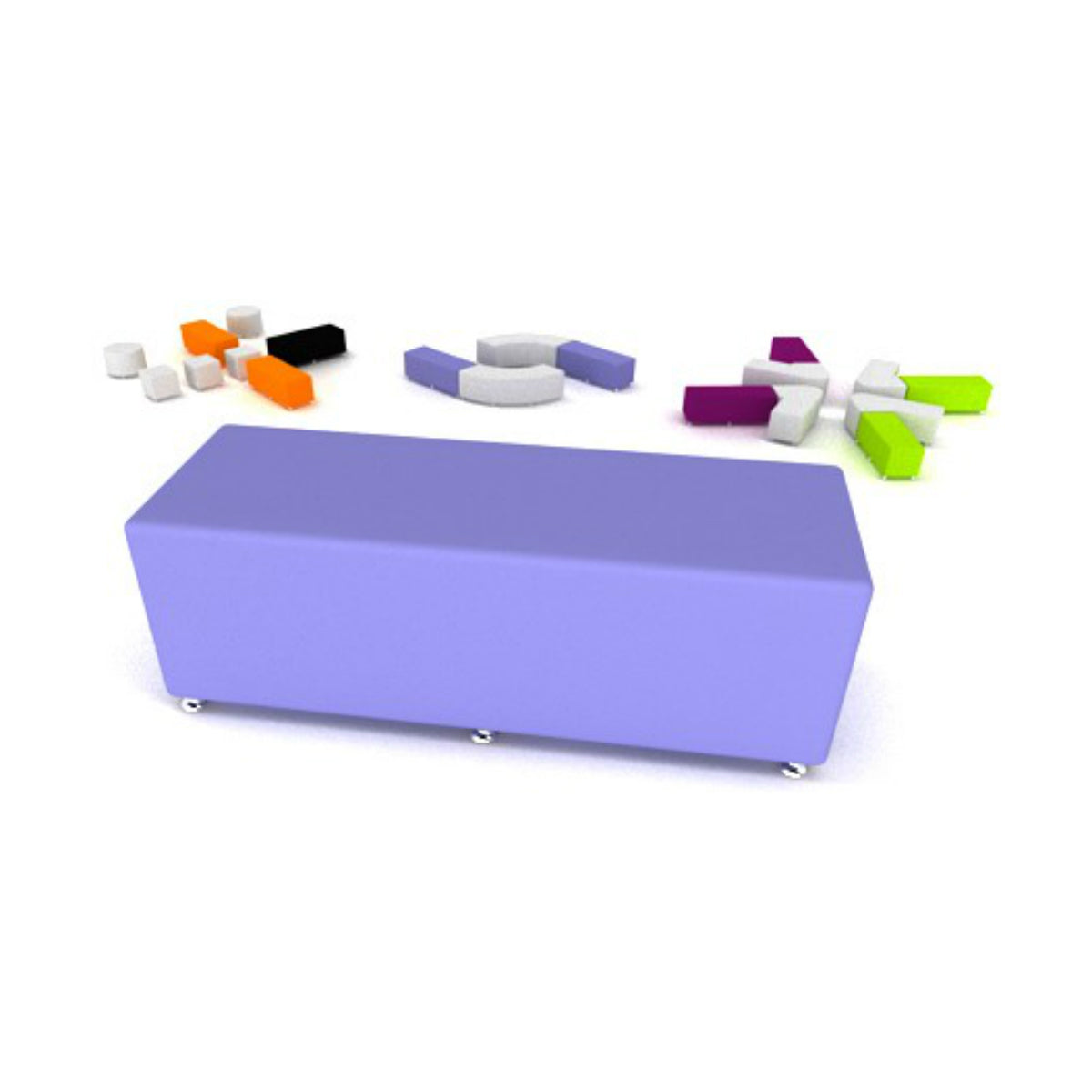 The Geo Ottoman by Keen Education Furniture - Ottoman