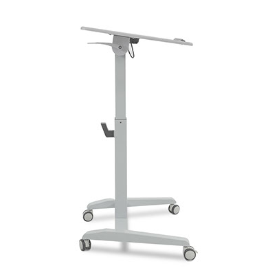 Gas-Lift Height Adjustable Mobile Lectern