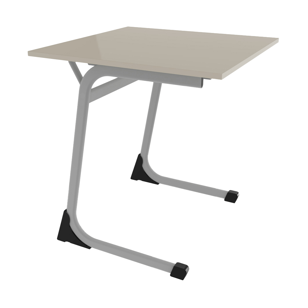 Sebel C Leg Square Desk with Rigid Edge