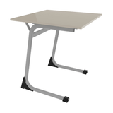 Sebel C Leg Square Desk with Rigid Edge