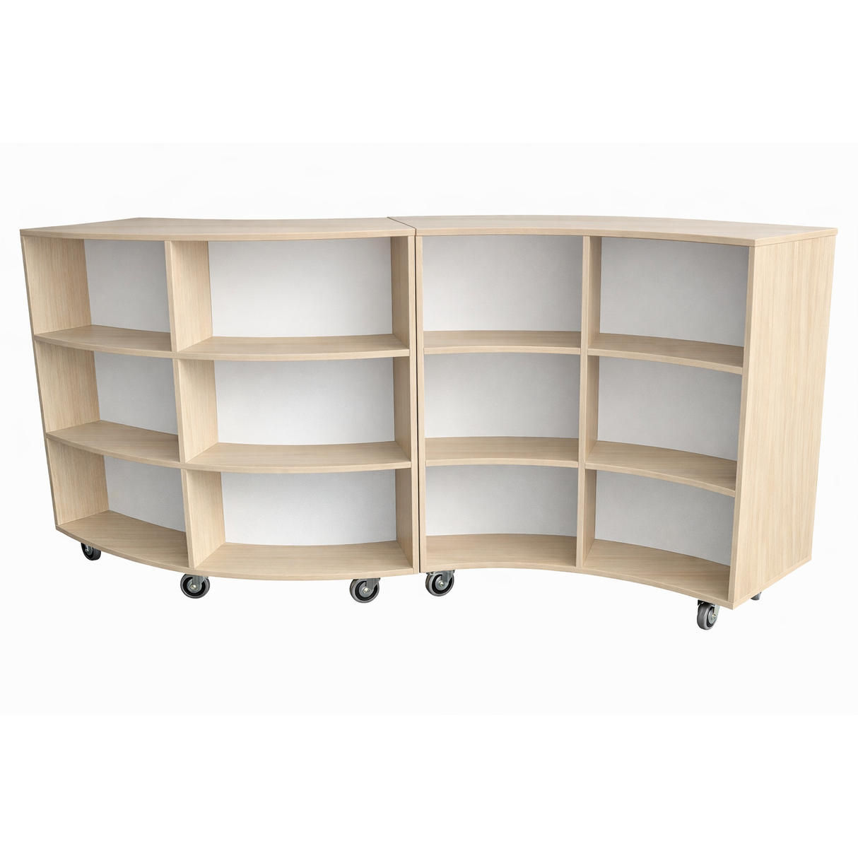 Mobile Curved Shelving