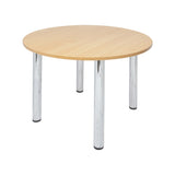 The Chrome Four Leg Meeting Table by Keen Education Furniture