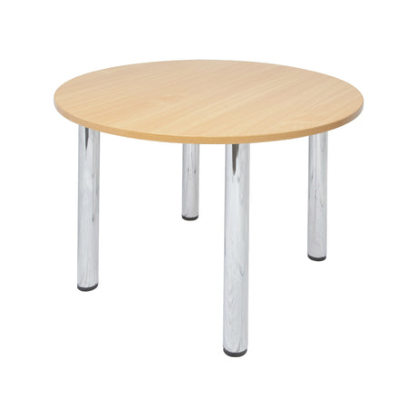 The Chrome Four Leg Meeting Table by Keen Education Furniture