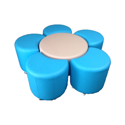 The Flower Ottoman Set by Keen Education Furniture - Ottomans